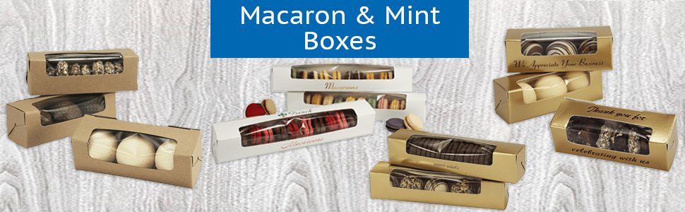 Macaron cookie boxes from MOD-PAC