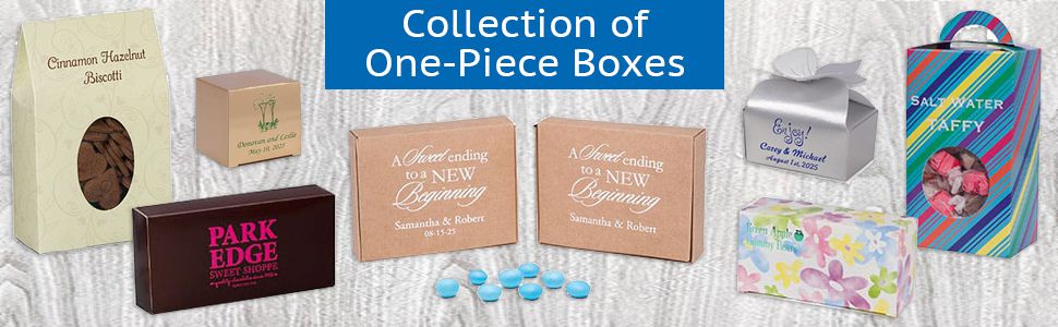 One-piece confectionery boxes from MOD-PAC