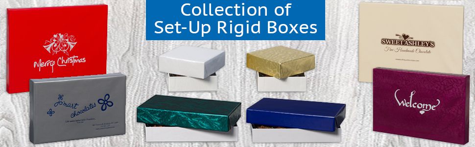 Rigid Set Up confectionery boxes from MOD-PAC