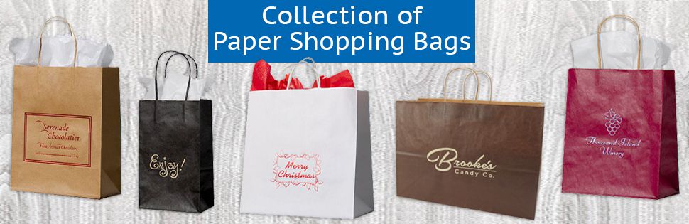 Paper shopping gift bags from MOD-PAC