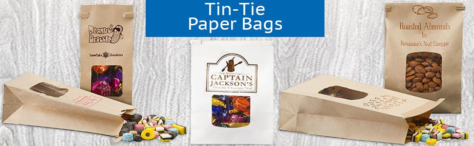 Tin-tie paper bags from MOD-PAC