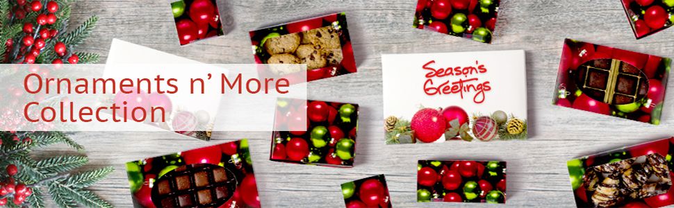 Ornaments and More collection of confectionery boxes from MOD-PAC